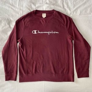 Champion Embroidered Crewneck Sweatshirt